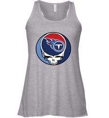 Tennessee Titans Grateful Dead Steal Your Face NFL Football Womens Racerback Tank Top Womens Racerback Tank Top - VeigarTee