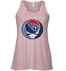 Tennessee Titans Grateful Dead Steal Your Face NFL Football Womens Racerback Tank Top Womens Racerback Tank Top - VeigarTee
