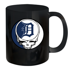 Detroit Tigers Grateful Dead Steal Your Face Baseball Ceramic Mug 11oz Ceramic Mug 11oz - VeigarTee