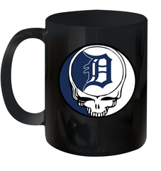 Detroit Tigers Grateful Dead Steal Your Face Baseball Ceramic Mug 11oz Ceramic Mug 11oz - VeigarTee