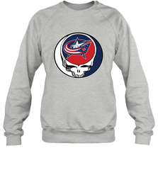 Columbus Blue Grateful Dead Steal Your Face Hockey NHL Adult Sweatshirt Adult Sweatshirt - VeigarTee