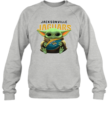 Baby Yoda Loves The Jacksonville Jaguars Star Wars Baby Yoda Hugs Jaguars NFL Adult Sweatshirt Adult Sweatshirt - VeigarTee