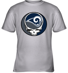 Los Angeles Rams Grateful Dead Steal Your Face NFL Football Youth T-Shirt Youth T-Shirt - VeigarTee