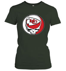 Kansas City Chiefs Grateful Dead Steal Your Face NFL Football Womens T-Shirt Womens T-Shirt - VeigarTee