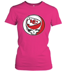 Kansas City Chiefs Grateful Dead Steal Your Face NFL Football Womens T-Shirt Womens T-Shirt - VeigarTee