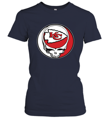 Kansas City Chiefs Grateful Dead Steal Your Face NFL Football Womens T-Shirt Womens T-Shirt - VeigarTee