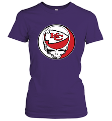Kansas City Chiefs Grateful Dead Steal Your Face NFL Football Womens T-Shirt Womens T-Shirt - VeigarTee