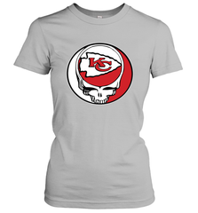 Kansas City Chiefs Grateful Dead Steal Your Face NFL Football Womens T-Shirt Womens T-Shirt - VeigarTee