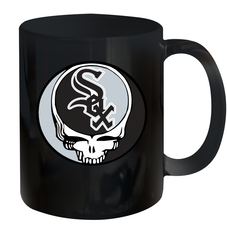 Chicago White Sox Grateful Dead Steal Your Face Baseball Ceramic Mug 11oz Ceramic Mug 11oz - VeigarTee