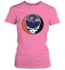 Baltimore Ravens Grateful Dead Steal Your Face NFL Football Womens T-Shirt Womens T-Shirt - VeigarTee