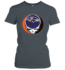 Baltimore Ravens Grateful Dead Steal Your Face NFL Football Womens T-Shirt Womens T-Shirt - VeigarTee