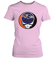 Baltimore Ravens Grateful Dead Steal Your Face NFL Football Womens T-Shirt Womens T-Shirt - VeigarTee