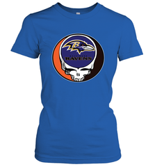 Baltimore Ravens Grateful Dead Steal Your Face NFL Football Womens T-Shirt Womens T-Shirt - VeigarTee