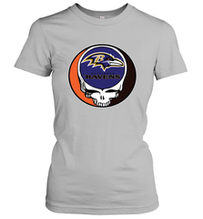 Baltimore Ravens Grateful Dead Steal Your Face NFL Football Womens T-Shirt Womens T-Shirt - VeigarTee