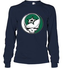 Dallas Stars Grateful Dead Steal Your Face Hockey NHL Adult Long Sleeve T-Shirt Adult Long Sleeve T-Shirt - VeigarTee