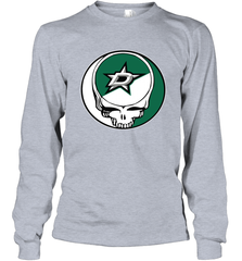 Dallas Stars Grateful Dead Steal Your Face Hockey NHL Adult Long Sleeve T-Shirt Adult Long Sleeve T-Shirt - VeigarTee