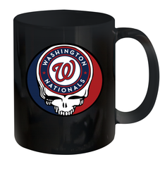 Washington Nationals Grateful Dead Steal Your Face Baseball Ceramic Mug 11oz Ceramic Mug 11oz - VeigarTee