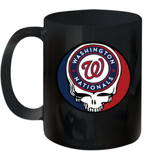 Washington Nationals Grateful Dead Steal Your Face Baseball Ceramic Mug 11oz Ceramic Mug 11oz - VeigarTee