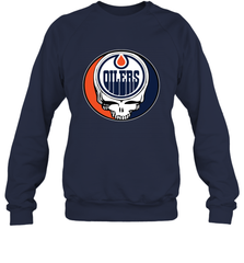 Edmonton Oilers Grateful Dead Steal Your Face Hockey NHL Adult Sweatshirt Adult Sweatshirt - VeigarTee
