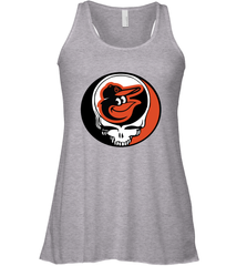 Baltimore Orioles Grateful Dead Steal Your Face Baseball Womens Racerback Tank Top Womens Racerback Tank Top - VeigarTee