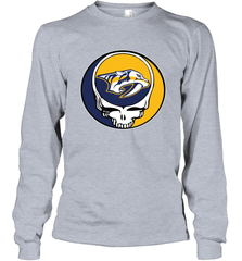Nashville Predators Grateful Dead Steal Your Face Hockey NHL Adult Long Sleeve T-Shirt Adult Long Sleeve T-Shirt - VeigarTee
