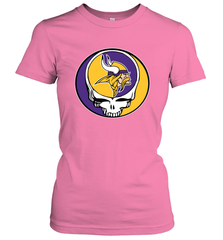 Minnesota Vikings Grateful Dead Steal Your Face NFL Football Womens T-Shirt Womens T-Shirt - VeigarTee