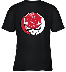 Boston Red Sox Grateful Dead Steal Your Face Baseball Youth T-Shirt Youth T-Shirt - VeigarTee