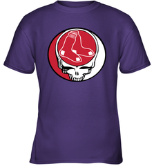 Boston Red Sox Grateful Dead Steal Your Face Baseball Youth T-Shirt Youth T-Shirt - VeigarTee