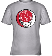 Boston Red Sox Grateful Dead Steal Your Face Baseball Youth T-Shirt Youth T-Shirt - VeigarTee