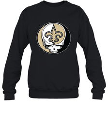 New Orleans Saints Grateful Dead Steal Your Face NFL Football Adult Sweatshirt Adult Sweatshirt - VeigarTee