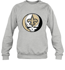 New Orleans Saints Grateful Dead Steal Your Face NFL Football Adult Sweatshirt Adult Sweatshirt - VeigarTee