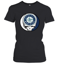 Seattle Mariners Grateful Dead Steal Your Face Baseball Womens T-Shirt