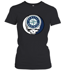 Seattle Mariners Grateful Dead Steal Your Face Baseball Womens T-Shirt Womens T-Shirt - VeigarTee