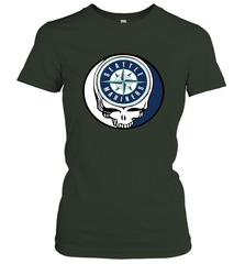 Seattle Mariners Grateful Dead Steal Your Face Baseball Womens T-Shirt Womens T-Shirt - VeigarTee