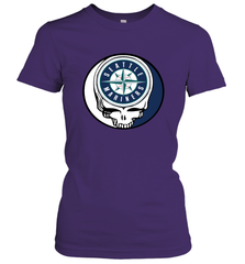 Seattle Mariners Grateful Dead Steal Your Face Baseball Womens T-Shirt Womens T-Shirt - VeigarTee