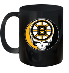 Boston Bruins Grateful Dead Steal Your Face Hockey NHL Ceramic Mug 11oz Ceramic Mug 11oz - VeigarTee