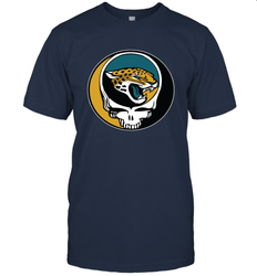 Jacksonville Jaguars Grateful Dead Steal Your Face NFL Football Mens T-Shirt