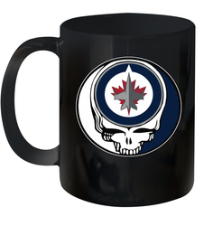 Winnipeg Jets Grateful Dead Steal Your Face Hockey NHL Ceramic Mug 11oz
