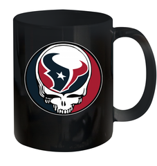 Houston Texans Grateful Dead Steal Your Face NFL Football Ceramic Mug 11oz Ceramic Mug 11oz - VeigarTee