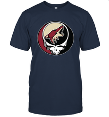 Arizona Coyotes Grateful Dead Steal Your Face Hockey NHL Mens T-Shirt Mens T-Shirt - VeigarTee