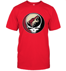 Arizona Coyotes Grateful Dead Steal Your Face Hockey NHL Mens T-Shirt Mens T-Shirt - VeigarTee
