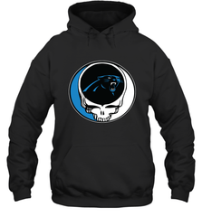 Carolina Panthers Grateful Dead Steal Your Face NFL Football Adult Hoodie Sweatshirt Adult Hoodie Sweatshirt - VeigarTee