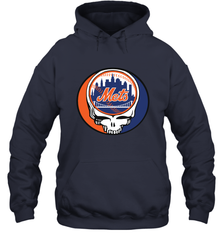 New York Mets Grateful Dead Steal Your Face Baseball Adult Hoodie Sweatshirt Adult Hoodie Sweatshirt - VeigarTee