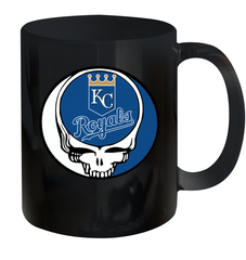 Kansas City Royals Grateful Dead Steal Your Face Baseball Ceramic Mug 11oz Ceramic Mug 11oz - VeigarTee