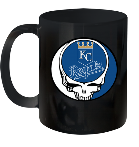 Kansas City Royals Grateful Dead Steal Your Face Baseball Ceramic Mug 11oz Ceramic Mug 11oz / Black / 11oz Ceramic Mug 11oz - VeigarTee