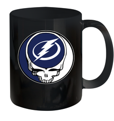 Tampa Bay Lightning Grateful Dead Steal Your Face Hockey NHL Ceramic Mug 11oz Ceramic Mug 11oz - VeigarTee