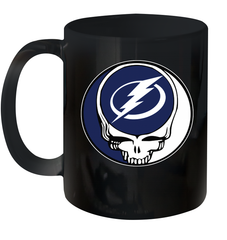 Tampa Bay Lightning Grateful Dead Steal Your Face Hockey NHL Ceramic Mug 11oz Ceramic Mug 11oz - VeigarTee