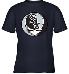 Chicago White Sox Grateful Dead Steal Your Face Baseball Youth T-Shirt Youth T-Shirt - VeigarTee