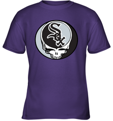 Chicago White Sox Grateful Dead Steal Your Face Baseball Youth T-Shirt Youth T-Shirt - VeigarTee