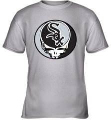 Chicago White Sox Grateful Dead Steal Your Face Baseball Youth T-Shirt Youth T-Shirt - VeigarTee
